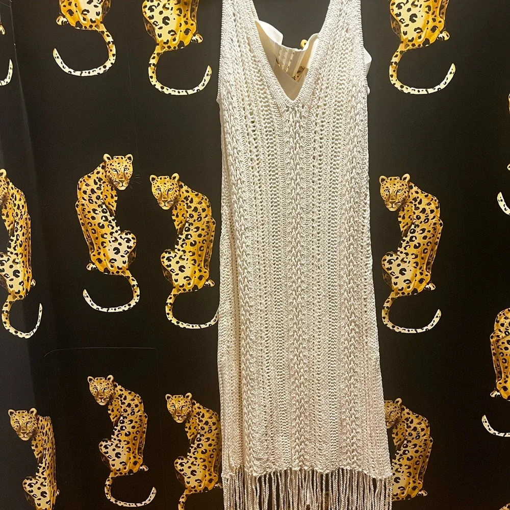Jonathan Simkhai Cream Crochet Dress - Picture 10 of 10